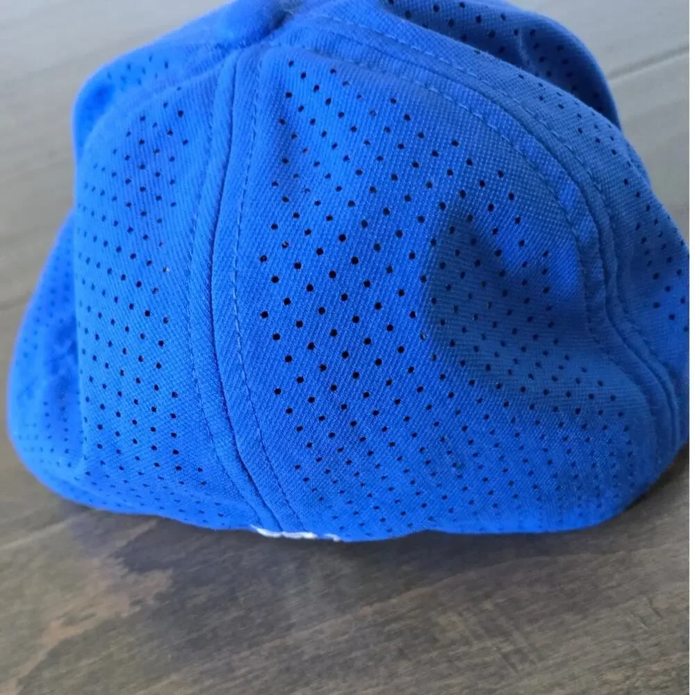 Perfect Game Youth Fitted Baseball Hat Royal Blue PG Logo Cap XS/S